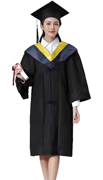 学士学位服（衣服帽子全贡绒布料））
