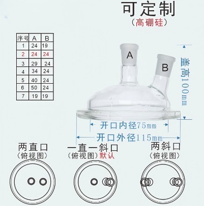 玻璃开口反应瓶反应釜的夹子
