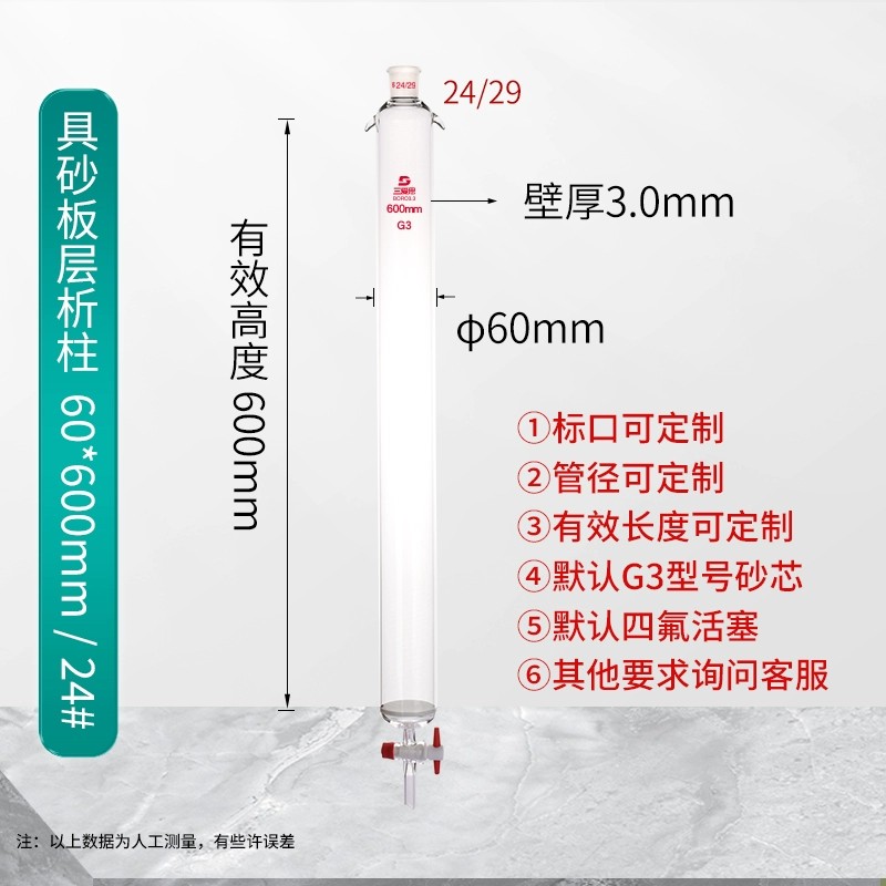 具砂板加厚层析柱