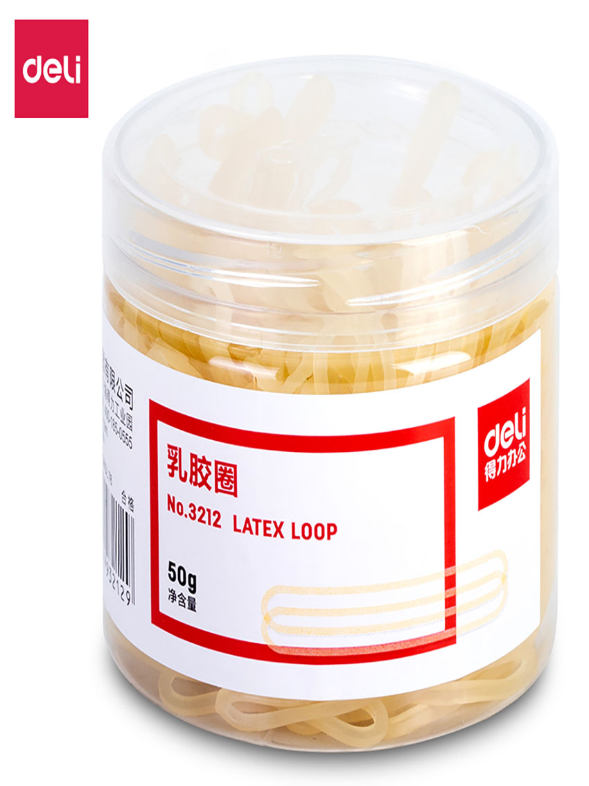 办公耐用弹力乳胶圈 办公用品 50g-桶