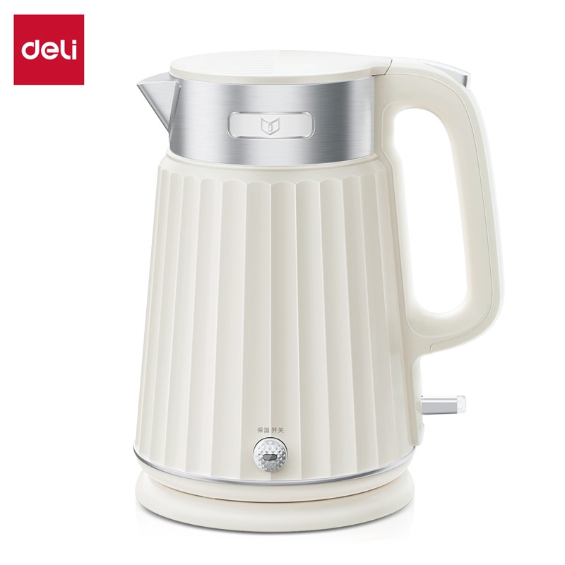 保温电热水壶(米白)