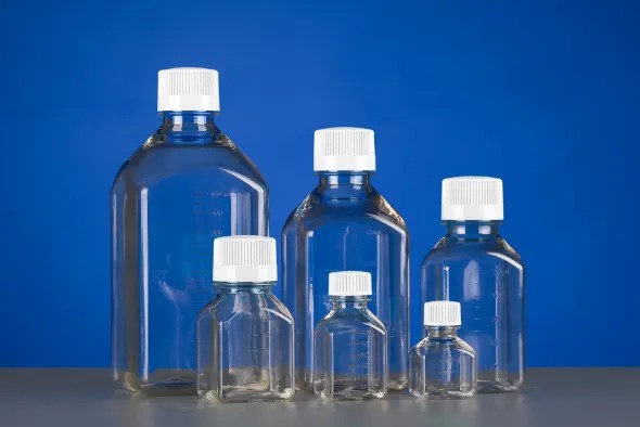 方形试剂瓶，1000ml，PET，灭菌