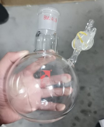 具支管圆底反应瓶玻璃活塞圆底烧瓶具支