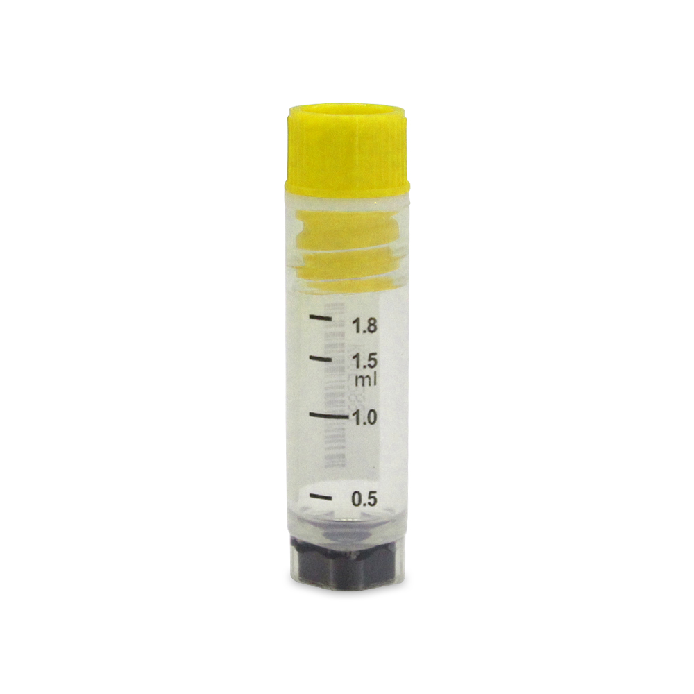 22345 2.0ml袋装2D冻存管,黄色内旋盖,三码