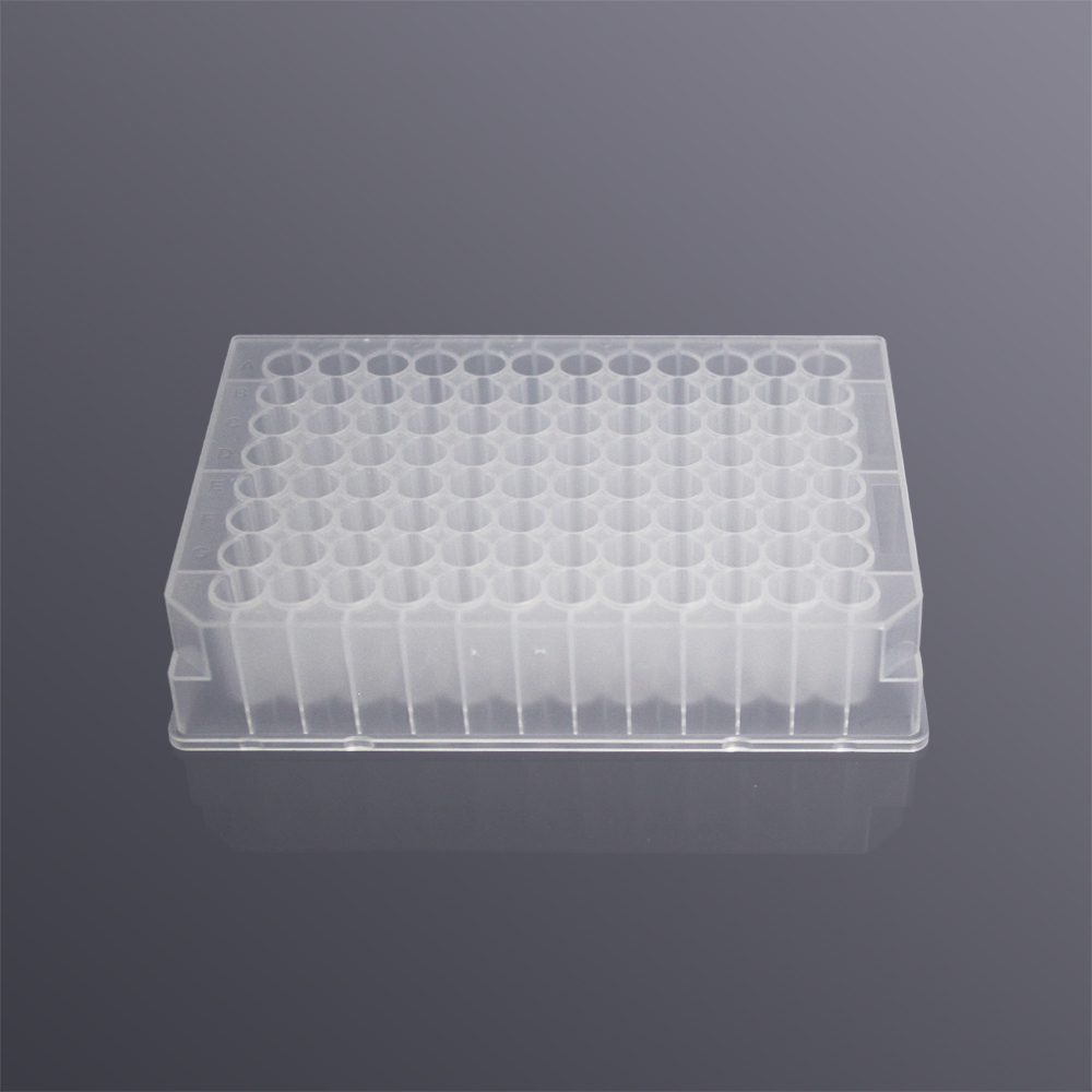 DWR-96-VC-1100 1.1ml96孔圆口V底透明深孔板