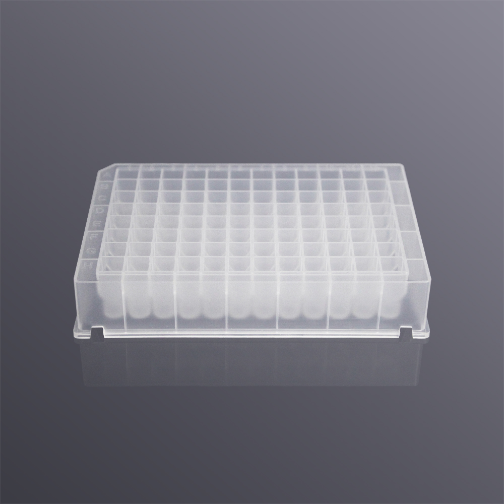 DWS-96-VC-1000 1.0ml96孔方口V底透明深孔板