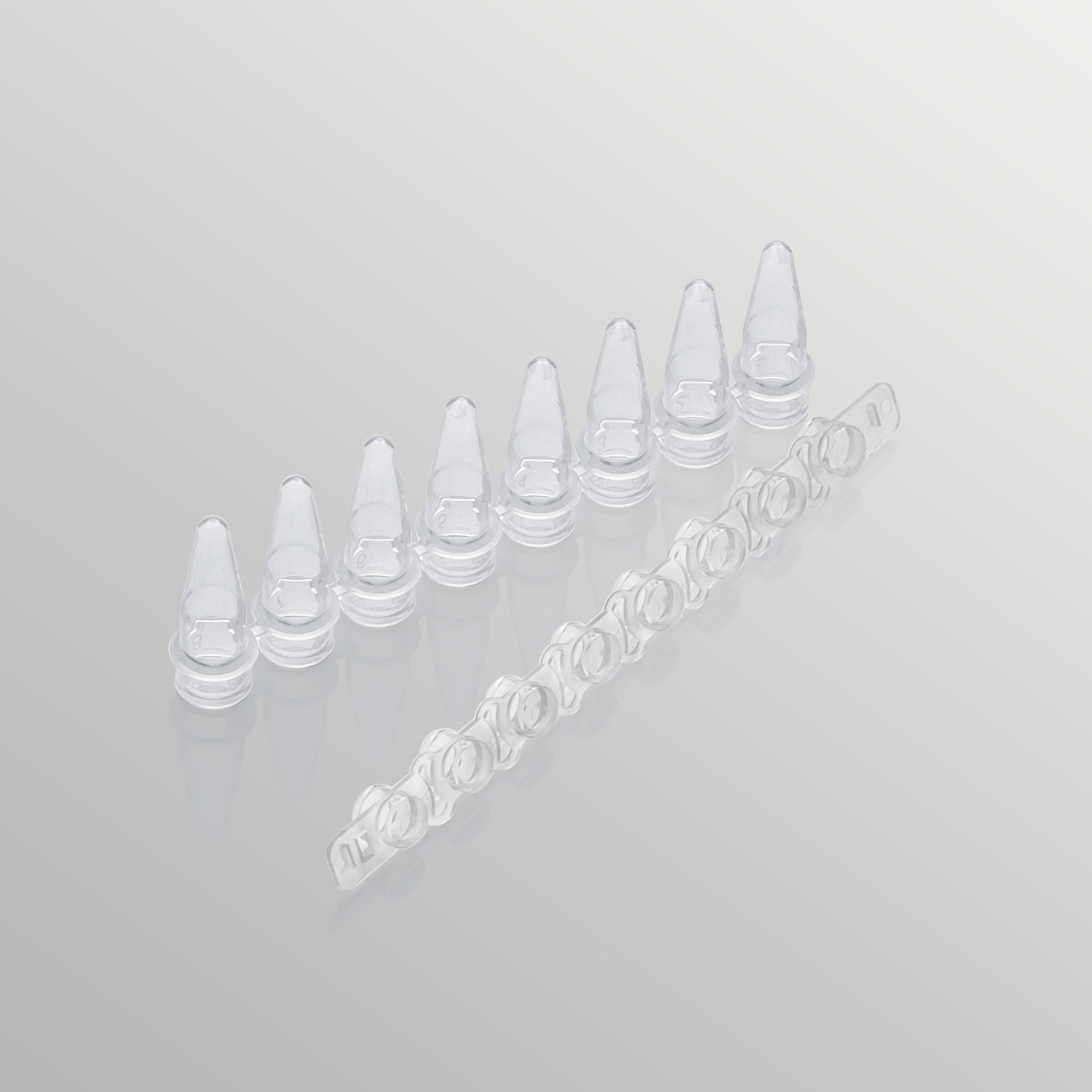 PST-0208-D-C 0.2ml鼓盖八排管(含盖)