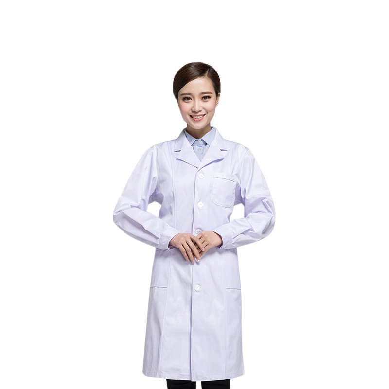 BC013-S 白鲨女式长袖白大褂薄款BC013、S
