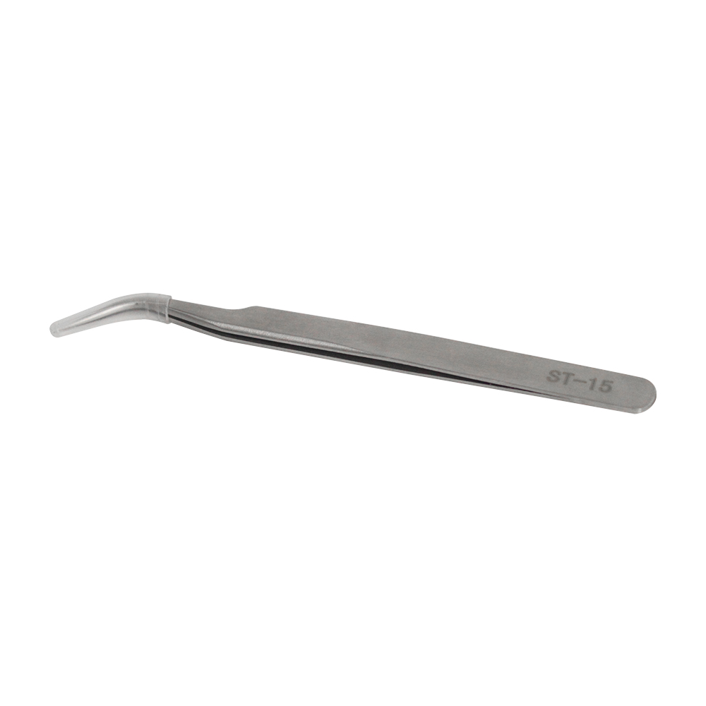 12cm弯头精细镊子