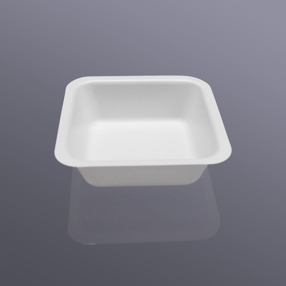 100ml方形称量盘,防静电,白色