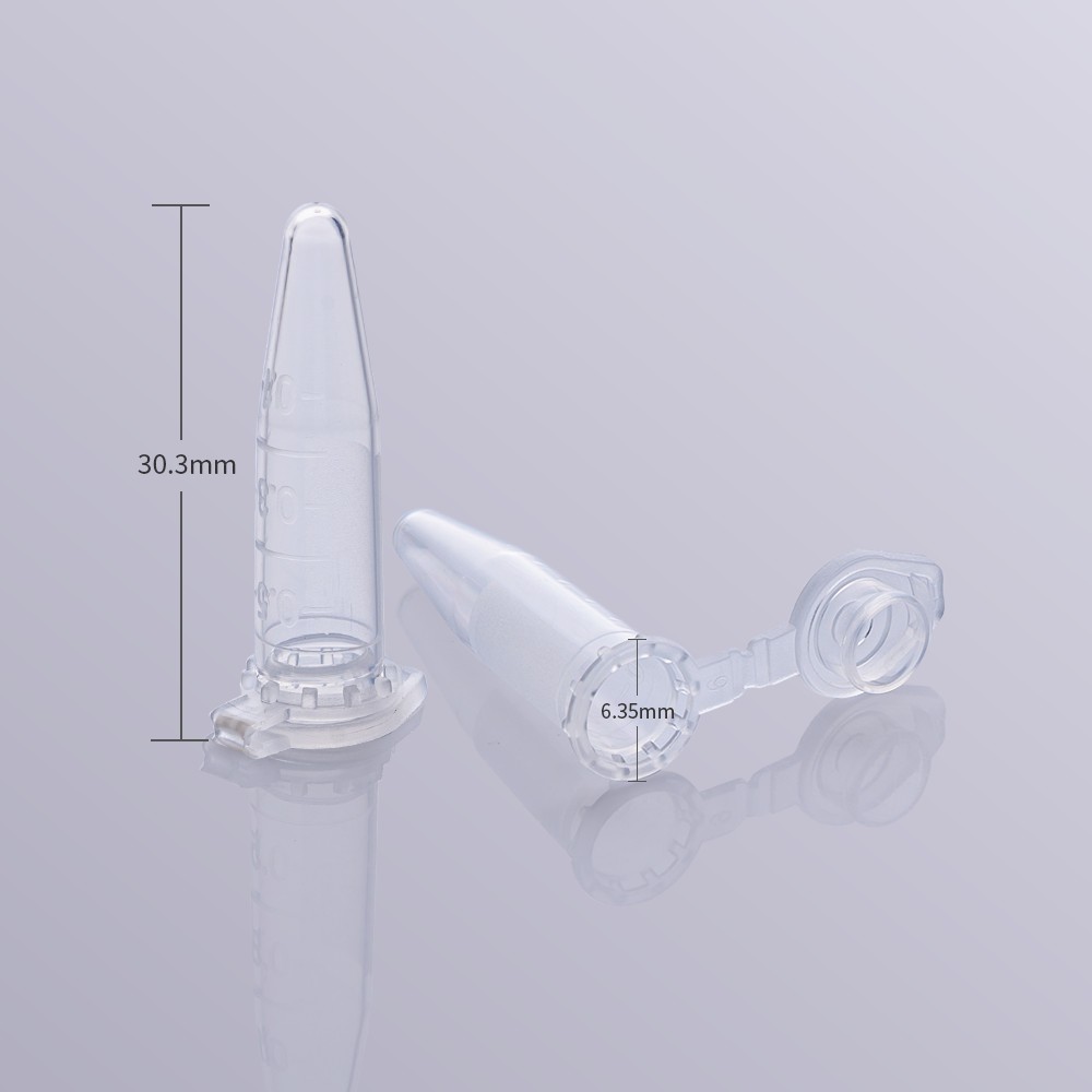 0.5ml尖底连盖离心管