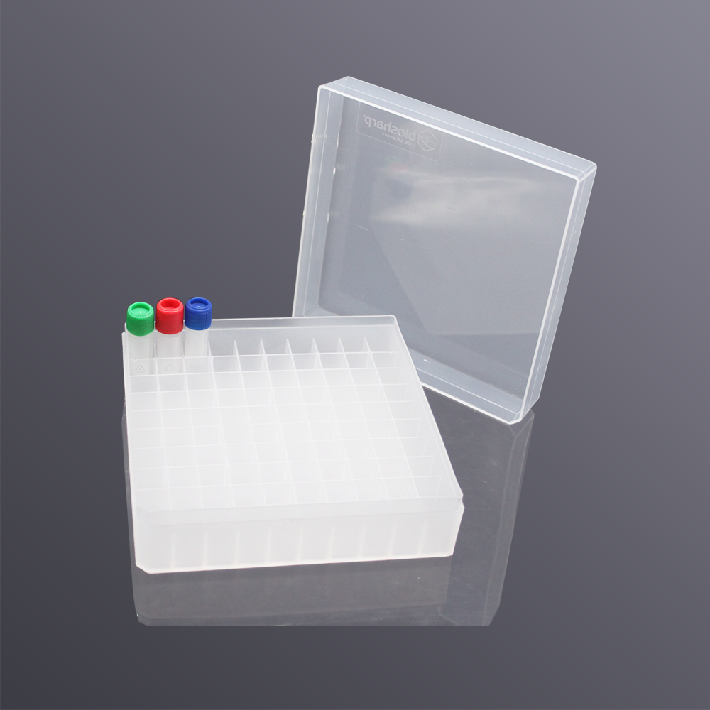 2ml塑料冻存盒(PP,透明）