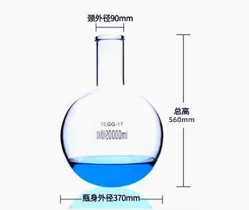 3.3高硼硅圆底烧瓶（厚口短颈）