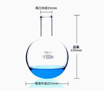 3.3高硼硅圆底烧瓶（厚口短颈）